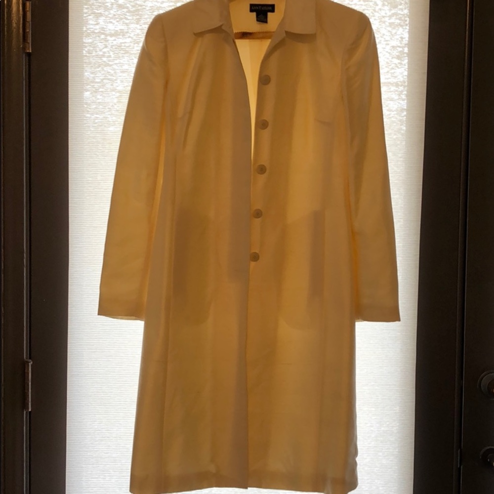 White Silk Coat